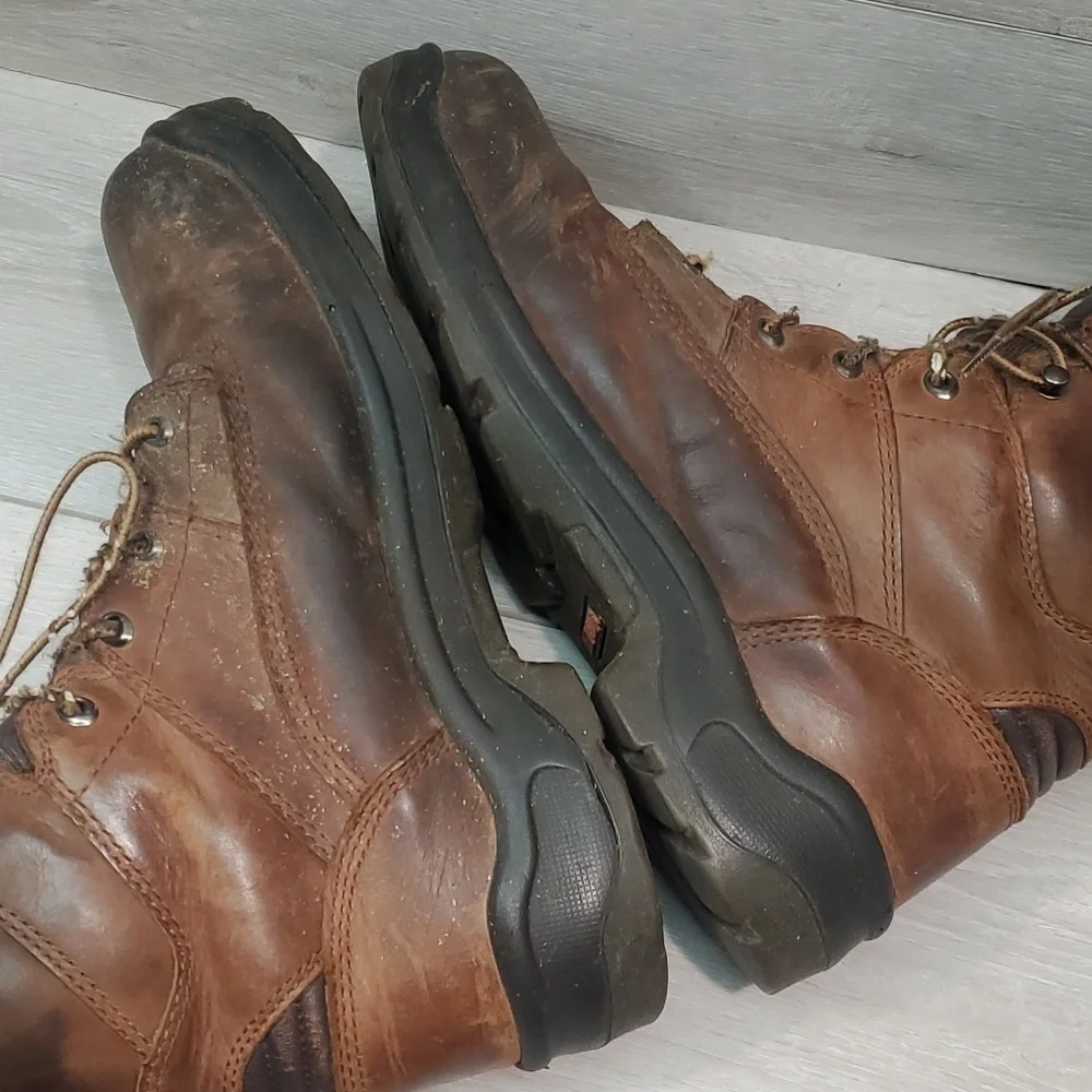 Red Wings Mens 954 High Top Leather VintageWork Soft toe boots shoes sz 12 E2 EH